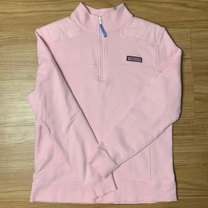 Vineyard Vines women’s pink quarter zip